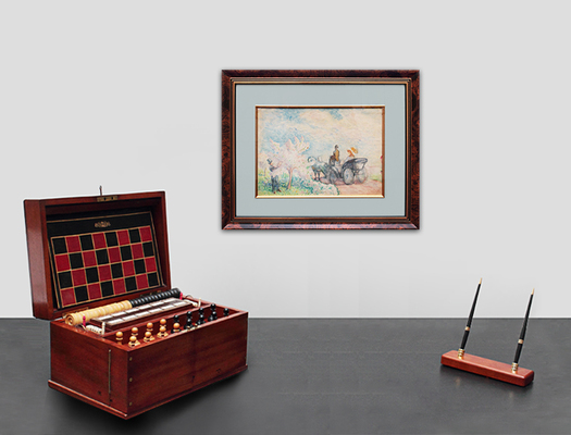 Белякова Екатерина Михайловна. Сцена в цветущем саду